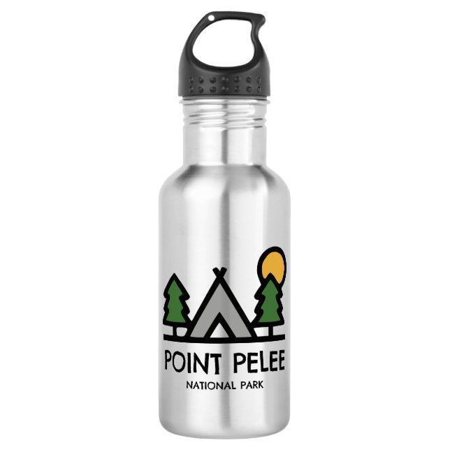 Point Pelee National Park Ontario Canada Stainless Steel Water Bottle (Front)