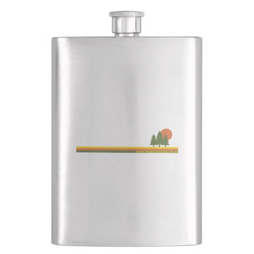 Point Pelee National Park Pine Trees Sun Flask