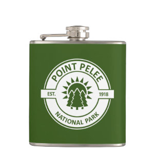 Point Pelee National Park Sun Trees Flask