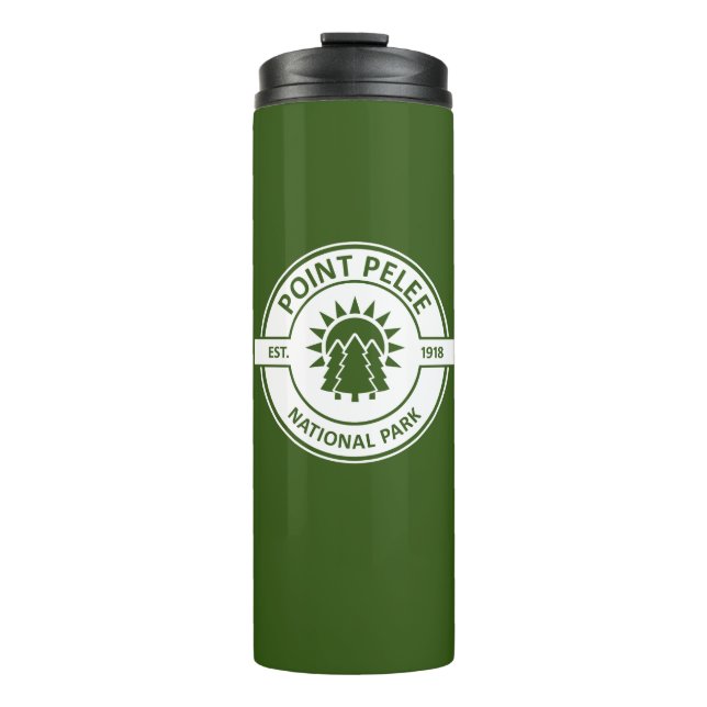 Point Pelee National Park Sun Trees Thermal Tumbler (Front)