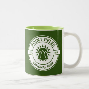 Point Pelee National Park Sun Trees Two-Tone Coffee Mug