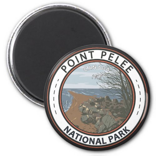 Point Pelee National Park Travel Art Vintage Badge Magnet