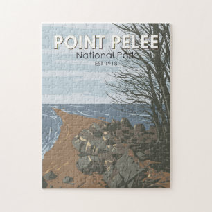 Point Pelee National Park Travel Art Vintage Jigsaw Puzzle