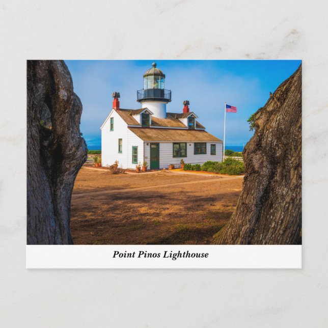 Point Pinos Lighthouse Postcard (Front)