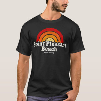 Point Pleasant Beach New Jersey Nj 70S Rainbow boy T-Shirt