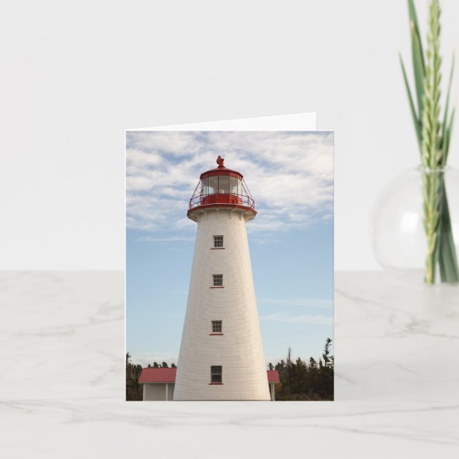 Point Prim Lighthouse Card (Front)