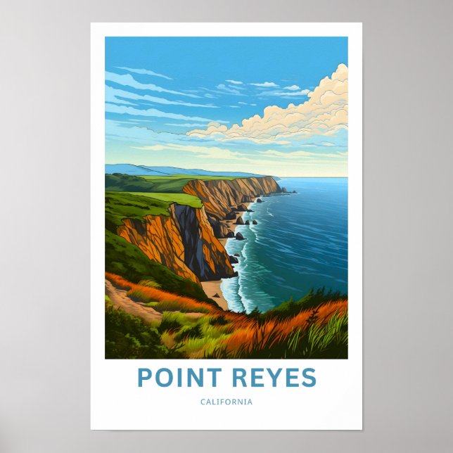 Point Reyes California Travel Print (Front)