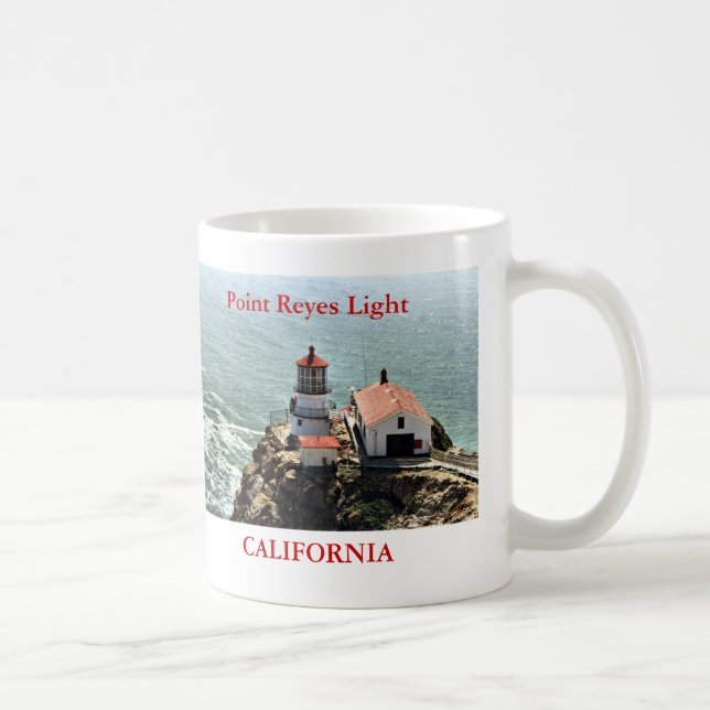 Point Reyes Light, California Mug (Right)