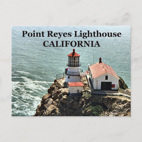 Point Reyes Lighthouse California Postcard