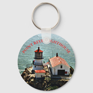 Point Reyes Lighthouse, California Round Keychain