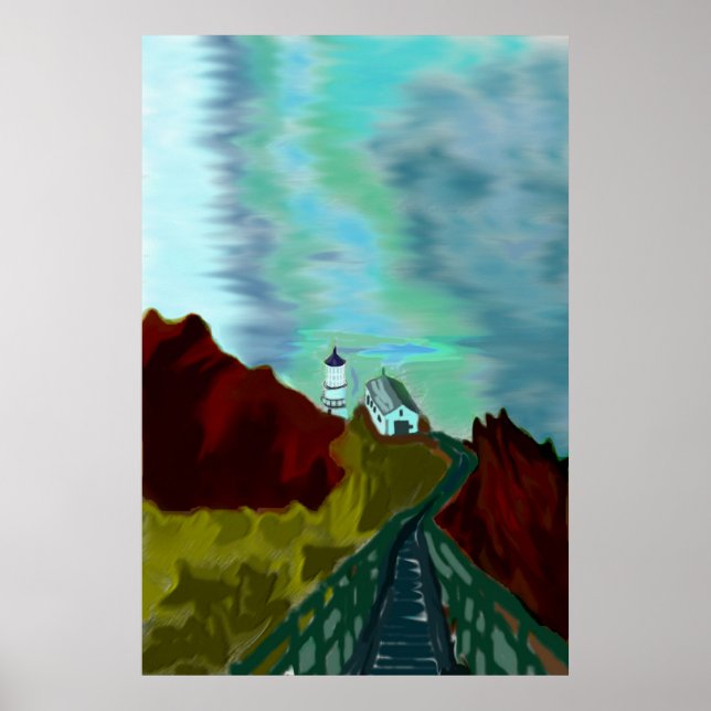 Point Reyes lighthouse Poster (Front)