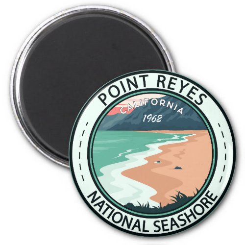 Point Reyes National Seashore California Badge Magnet