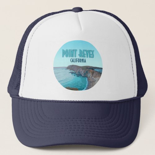 Point Reyes National Seashore California Vintage Trucker Hat