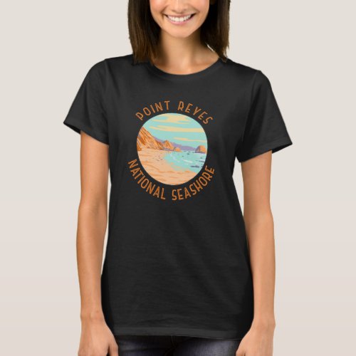 Point Reyes National Seashore Distressed Circle T_Shirt