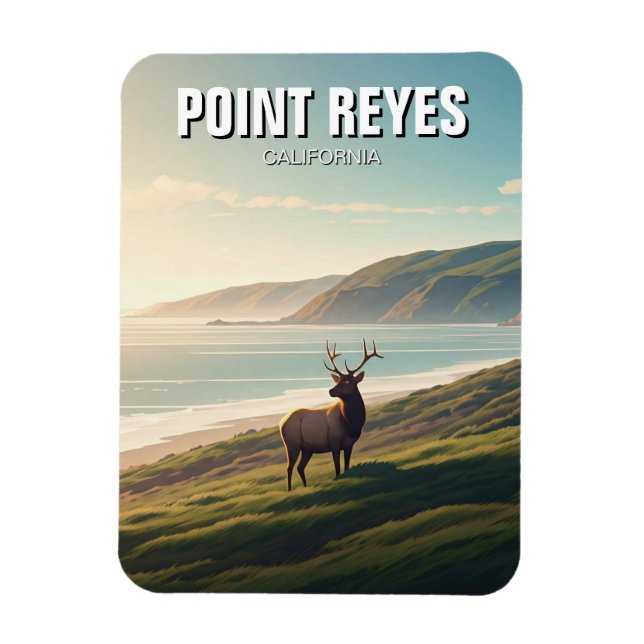 Point Reyes National Seashore Elk Magnet (Vertical)