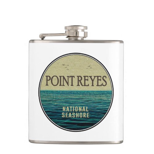 Point Reyes National Seashore Ocean Birds Flask