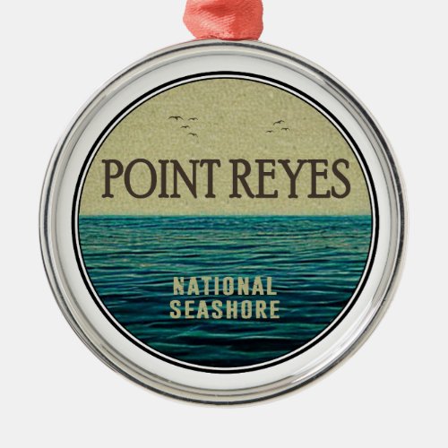 Point Reyes National Seashore Ocean Birds Metal Ornament