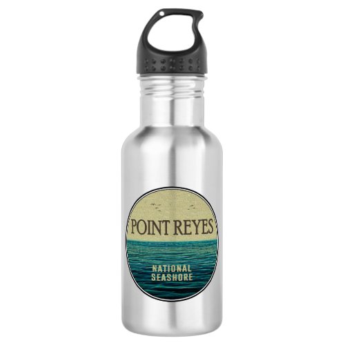 Point Reyes National Seashore Ocean Birds Stainless Steel Water Bottle