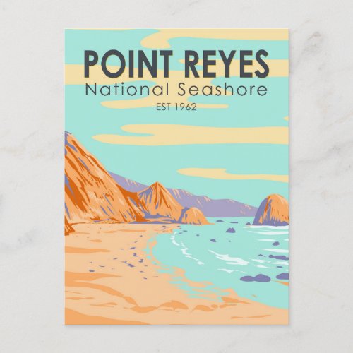 Point Reyes National Seashore Vintage Postcard