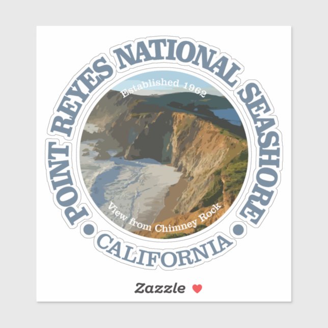 Point Reyes NS Sticker (Sheet)