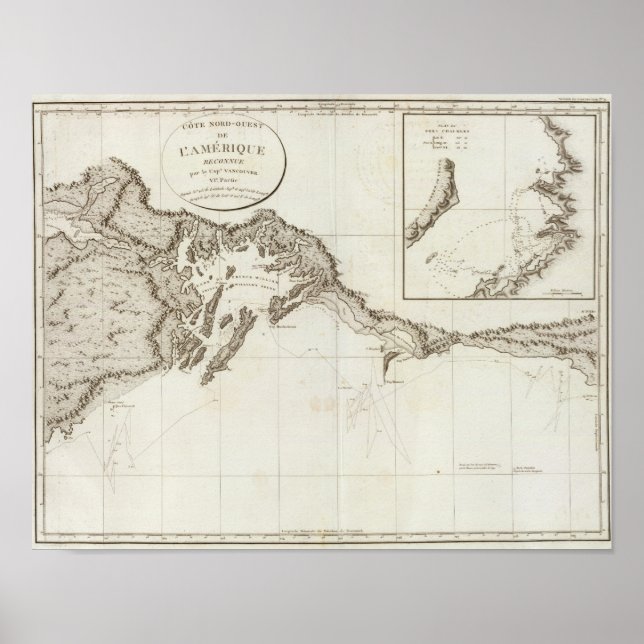 Point Riou to Point Possession Alaska Poster (Front)