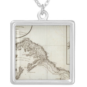 Point Riou to Point Possession Alaska Silver Plated Necklace