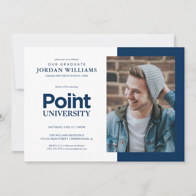 Point University Graduation Announcement (Front)