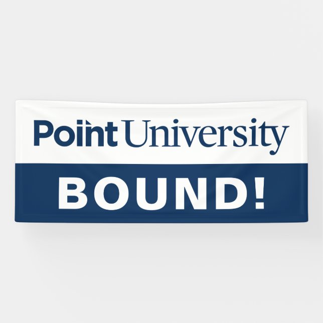 Point University Graduation Banner (Horizontal)