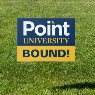 Point University Graduation Sign