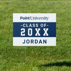 Point University Graduation Sign