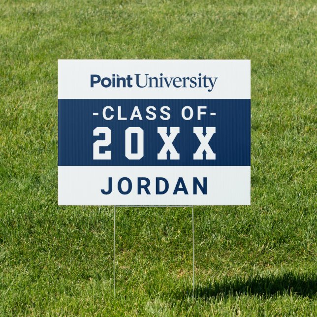 Point University Graduation Sign (Insitu)