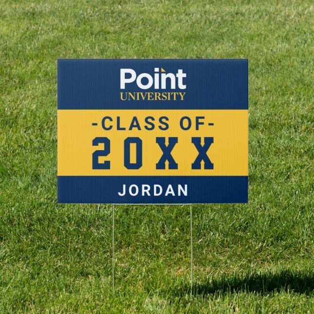 Point University Graduation Sign (Insitu)