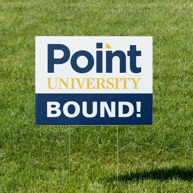 Point University Graduation Sign (Insitu)