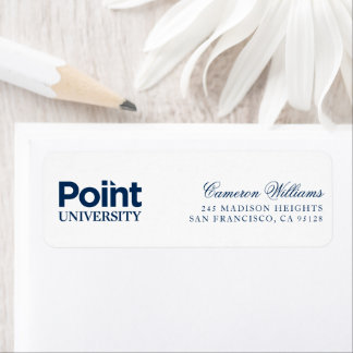 Point University Logo Label