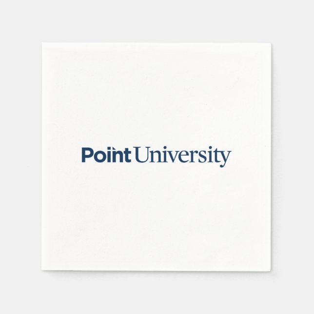 Point University Logo Napkins (Front)