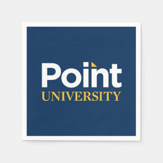 Point University Logo Napkins