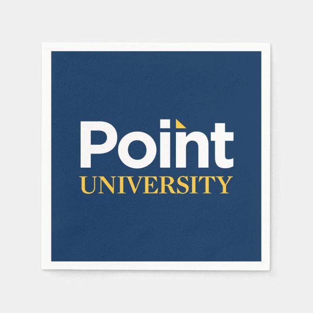 Point University Logo Napkins (Front)