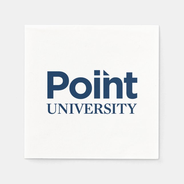 Point University Logo Napkins (Front)