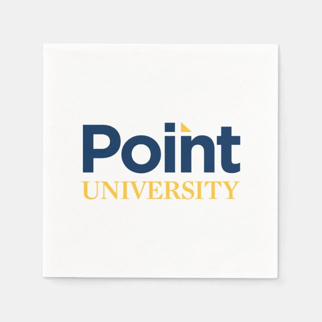 Point University Logo Napkins (Front)