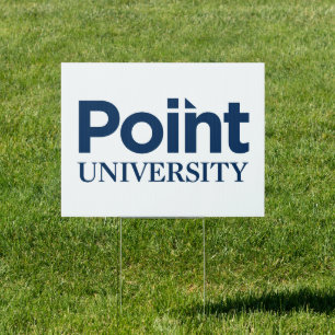 Point University Logo Sign