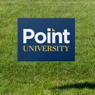 Point University Logo Sign