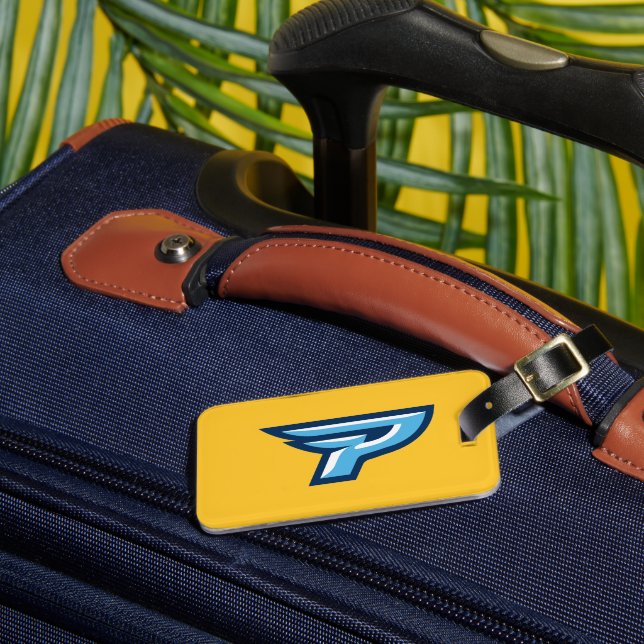 Point University | P Logo Luggage Tag (Front Insitu 3)