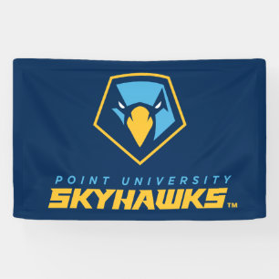 Point University Skyhawks Logo Banner