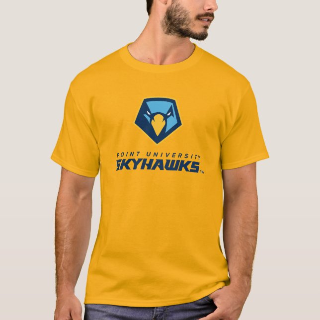 Point University Skyhawks Logo T-Shirt (Front)