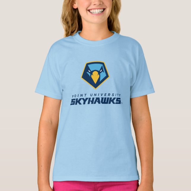 Point University Skyhawks Logo T-Shirt (Front)