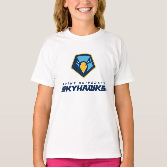 Point University Skyhawks Logo T-Shirt (Front)
