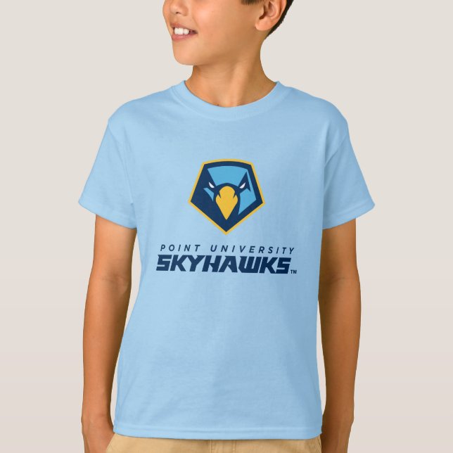 Point University Skyhawks Logo T-Shirt (Front)