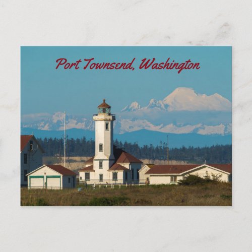 Point Wilson Light _ Port Townsend Washington Postcard