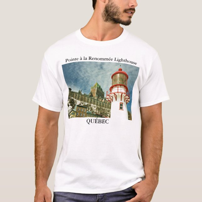Pointe à la Renommée Lighthouse, Québec T-Shirt (Front)
