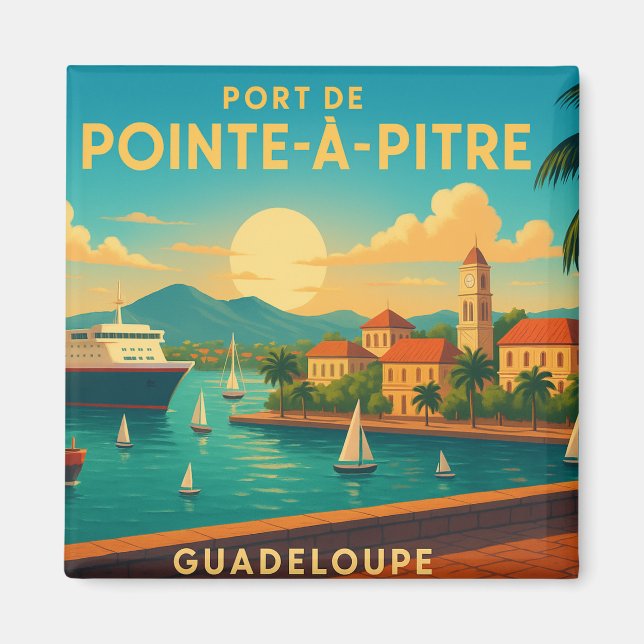 Pointe-à-Pitre Guadeloupe Magnet (Front)